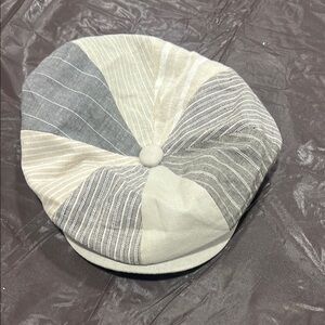 Stylish Gray Patchwork Cap